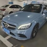Blue Mercedes-Benz C-Class: China Used Car Sales Export