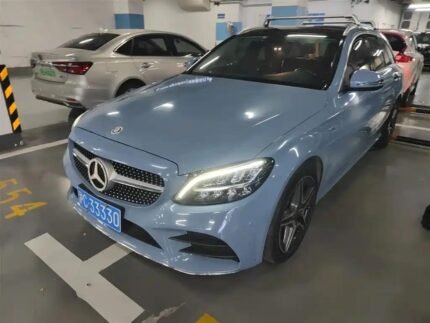 Blue Mercedes-Benz C-Class: China Used Car Sales Export
