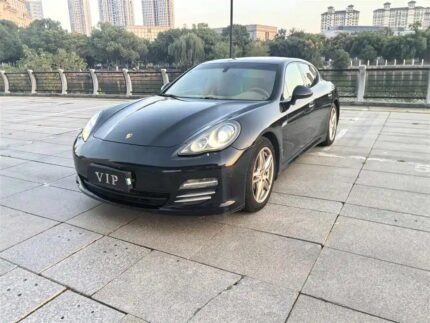 Elegant Porsche Panamera Blue vs New Chinese SUV Cars