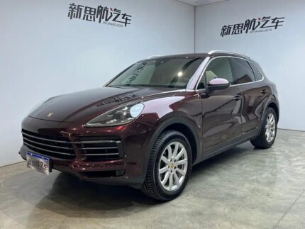 Red Porsche Cayenne China Used Car Parts Export Support